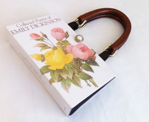 book cover purse